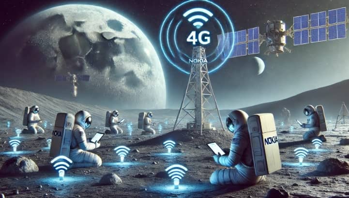 نوکیا روی ماه شبکه 4G می‌سازد، ما درگیر فیلترینگ و پهنای باند هستیم!